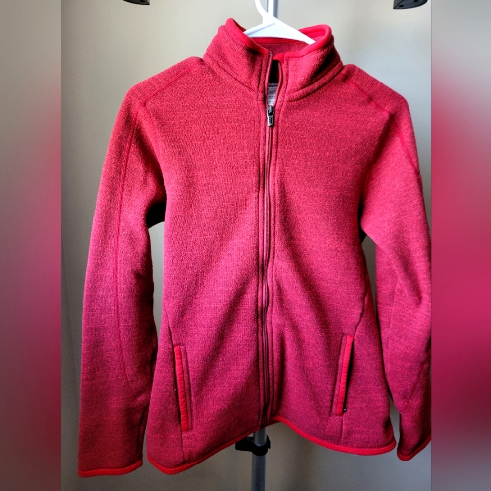 Women's Patagonia Full-Zip Fleece Sweatshirt Medium